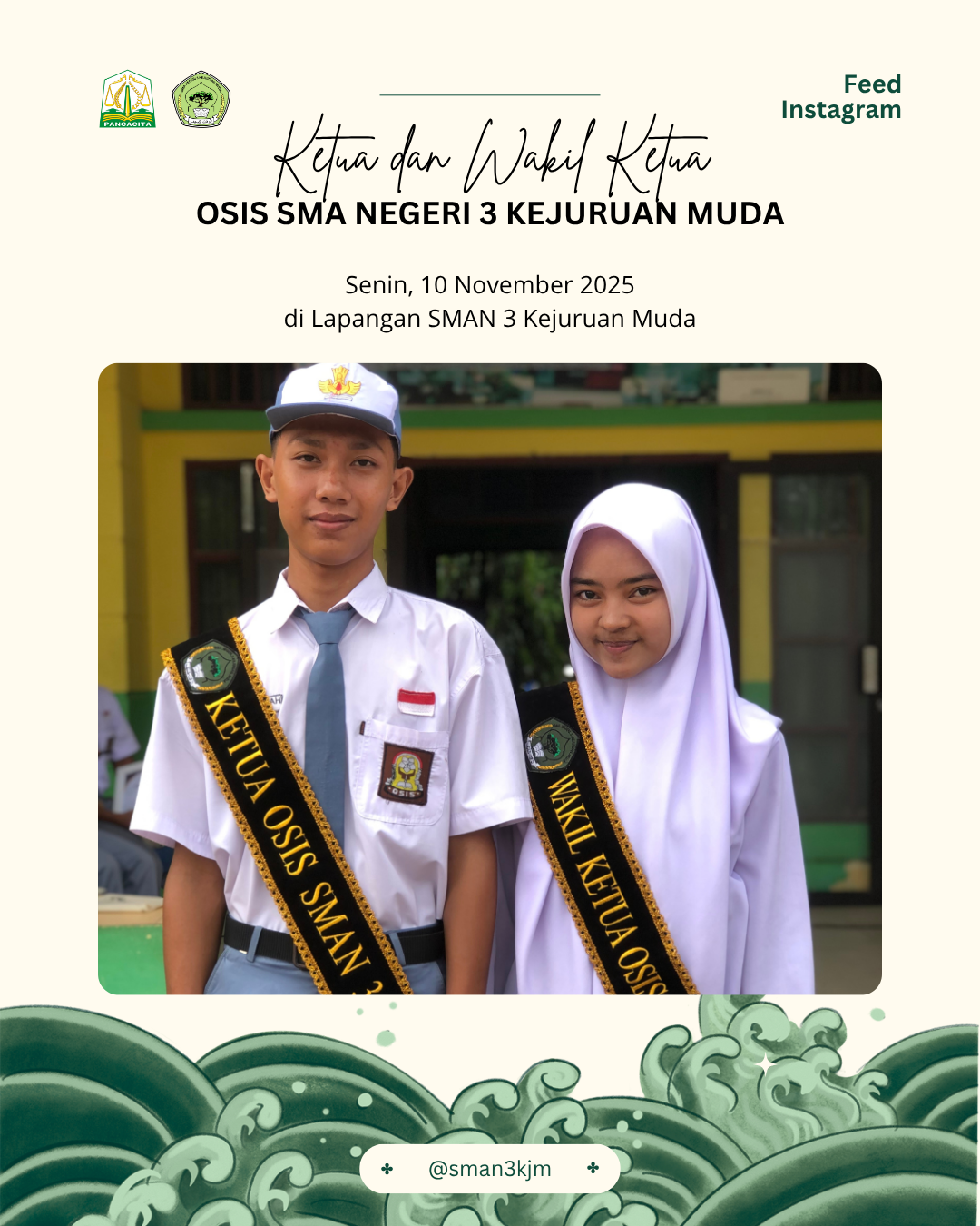 Pelantikan Pengurus OSIS SMAN 3 Kejuruan Muda Periode 2025/2026 Pelantikan Pengurus OSIS SMAN 3 Kejuruan Muda Periode 2025/2026